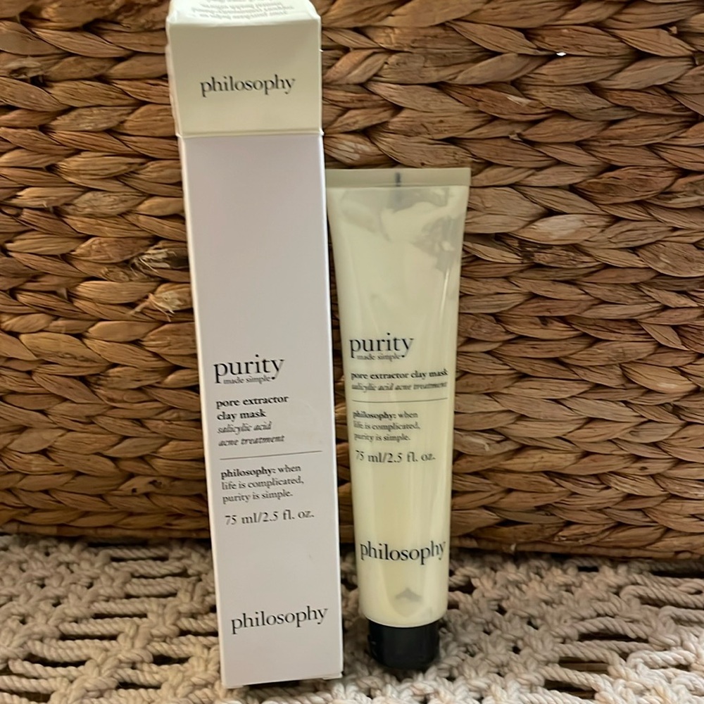 Purity pore extracting clay mask